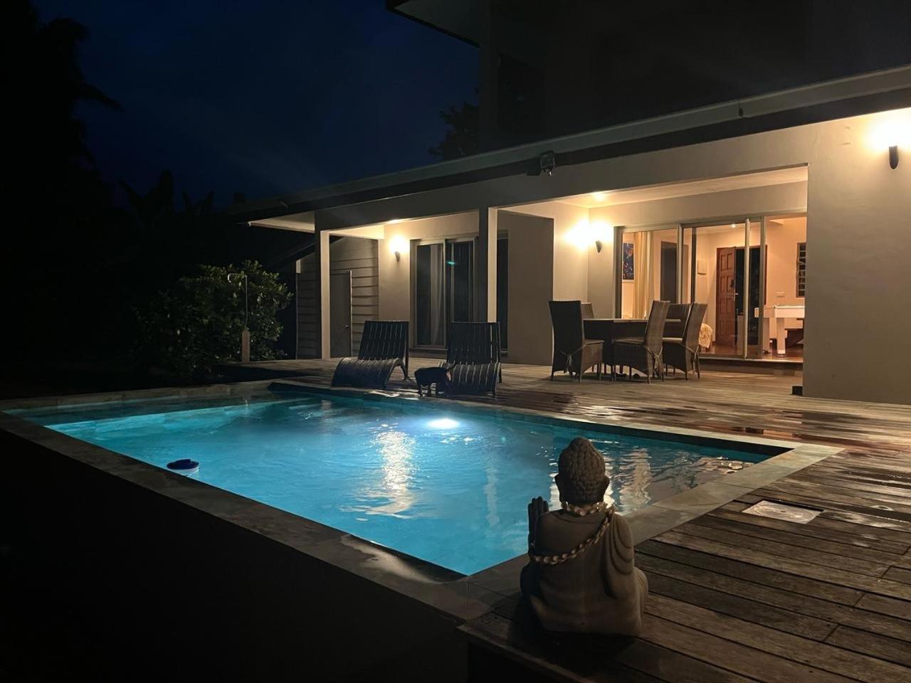 Moorea Temae Villa walking dist beach&golf Luaran gambar